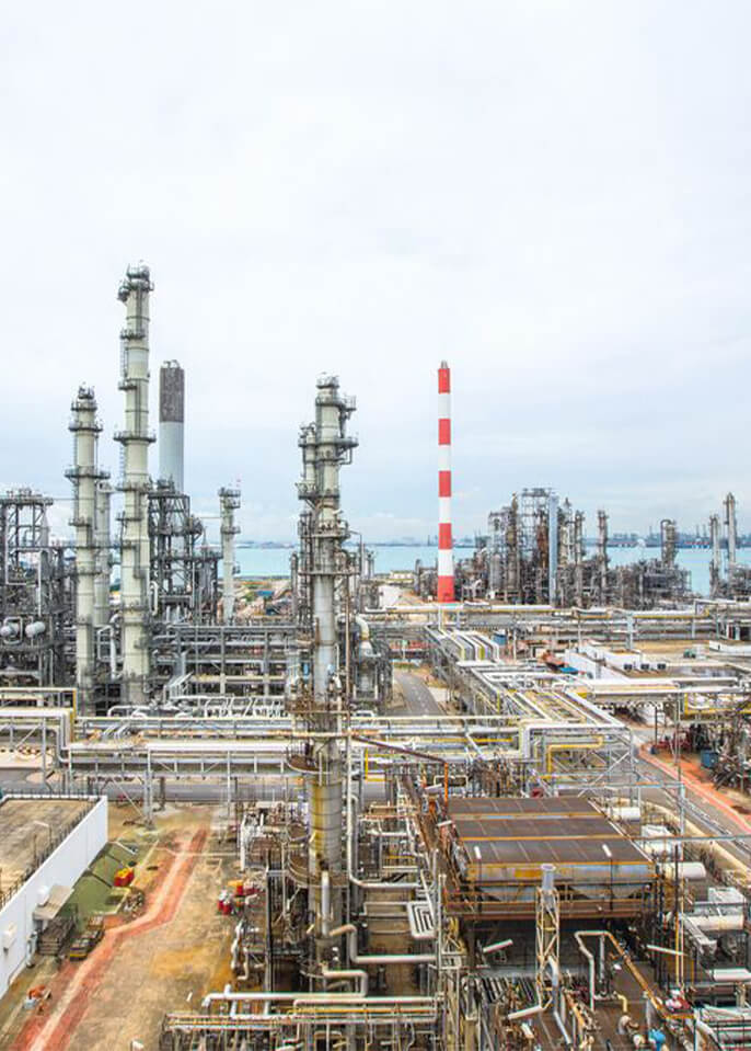 Shell carbon capture and storage hub Chemical Park Singapore