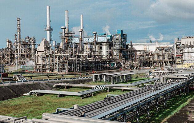 Shell GTL plant in Bintulu, Malaysia