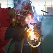 Welding training for students from Kolej Vokasional Bintulu