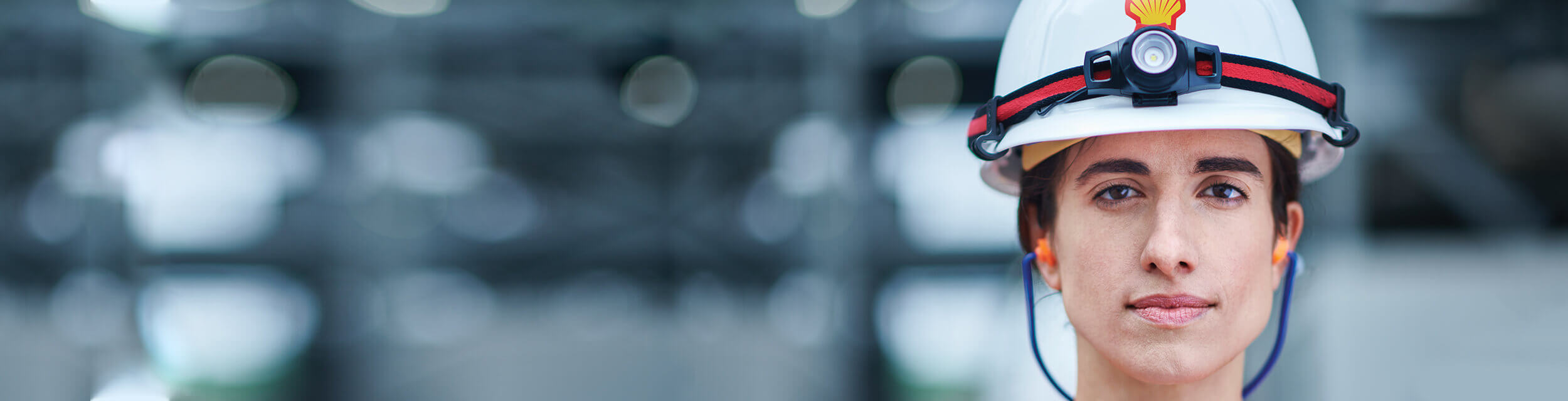 Blurred background of a building site